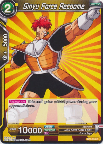 Ginyu Force Recoome - BT1-096 - Common available at 401 Games Canada