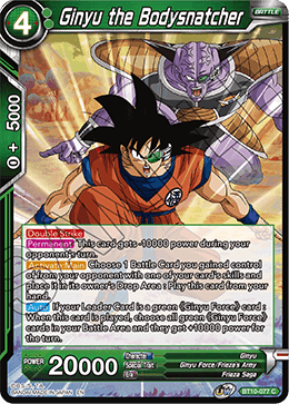 Ginyu the Bodysnatcher - BT10-077 - Common (FOIL) (Reprint) available at 401 Games Canada