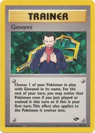 Giovanni - 104/132 - Rare - Unlimited available at 401 Games Canada