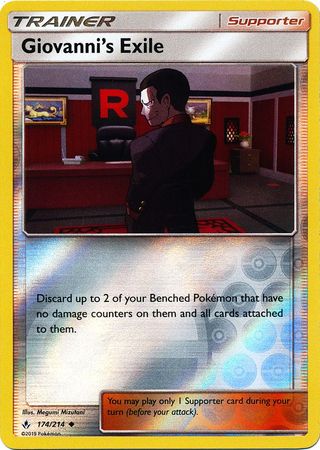 Giovanni's Exile - 174/214 - Uncommon - Reverse Holo available at 401 Games Canada
