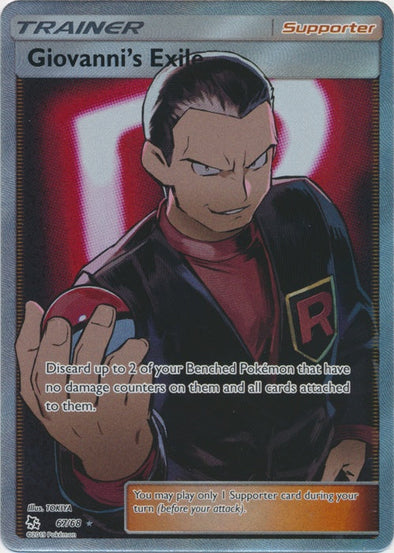 Giovanni's Exile - 67/68 - Full Art Ultra Rare available at 401 Games Canada