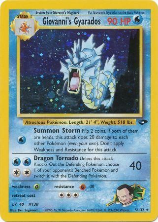 Giovanni's Gyarados - 5/132 - Holo - Unlimited available at 401 Games Canada