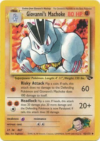 Giovanni's Machoke - 42/132 - Uncommon - Unlimited available at 401 Games Canada