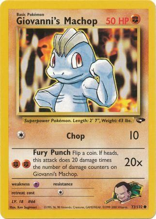 Giovanni's Machop - 72/132 - Common - Unlimited available at 401 Games Canada