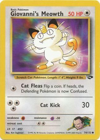 Giovanni's Meowth - 74/132 - Common - Unlimited available at 401 Games Canada