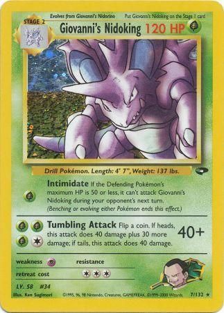 Giovanni's Nidoking - 7/132 - Holo - Unlimited available at 401 Games Canada