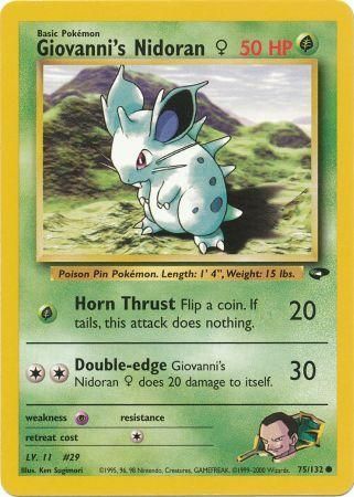 Giovanni's Nidoran (F) - 75/132 - Common - Unlimited available at 401 Games Canada