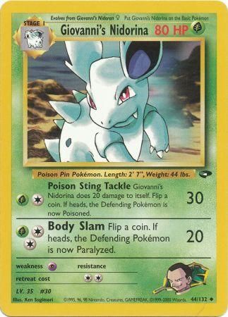 Giovanni's Nidorina - 44/132 - Uncommon - Unlimited available at 401 Games Canada