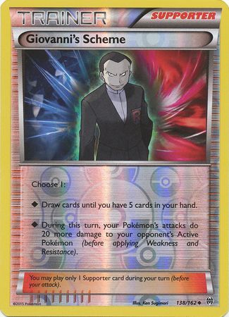 Giovanni's Scheme - 138/162 - Uncommon - Reverse Holo available at 401 Games Canada