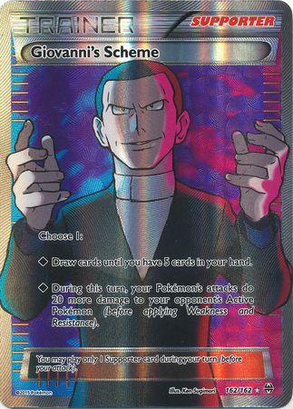 Giovanni's Scheme - 162/162 - Full Art Ultra Rare available at 401 Games Canada