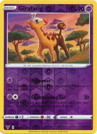 Girafarig - 065/185 - Uncommon - Reverse Holo available at 401 Games Canada