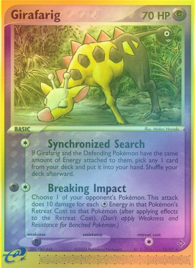 Girafarig - 16/97 - Rare - Reverse Holo available at 401 Games Canada