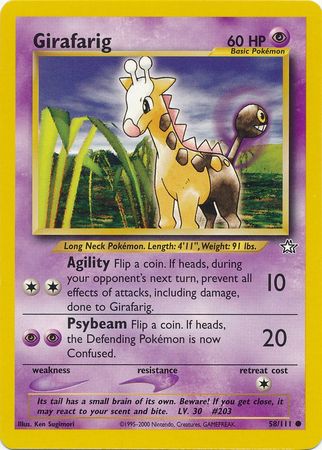 Girafarig - 58/111 - Common - Unlimited available at 401 Games Canada