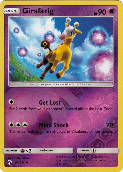 Girafarig - 94/214 - Uncommon - Reverse Holo available at 401 Games Canada