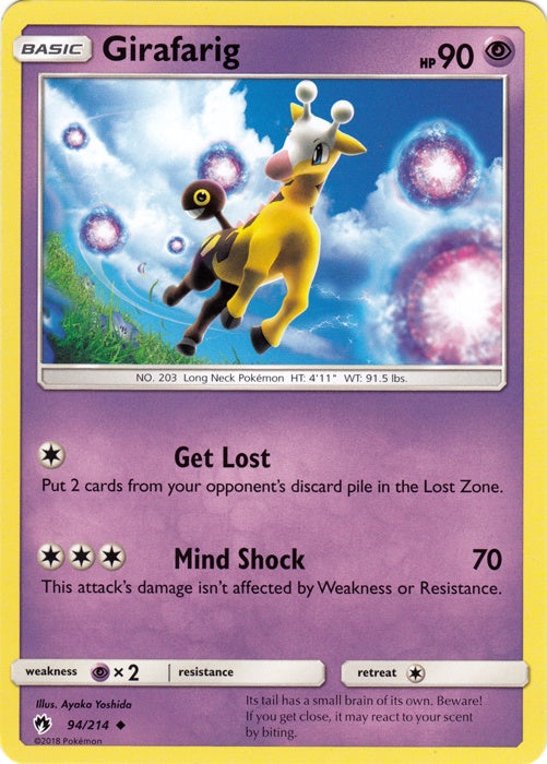 Girafarig - 94/214 - Uncommon available at 401 Games Canada