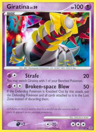 Giratina - 27/127 - Rare available at 401 Games Canada