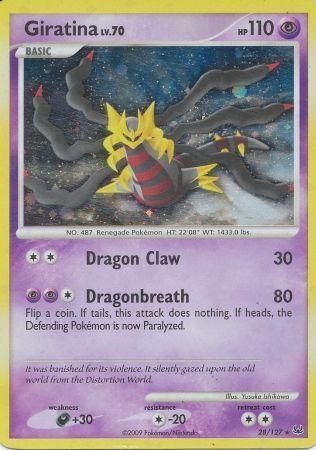 Giratina - 28/127 - Holo Rare - Theme Deck Exclusive available at 401 Games Canada