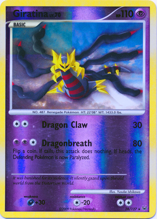 Giratina - 28/127 - Rare - Reverse Holo available at 401 Games Canada