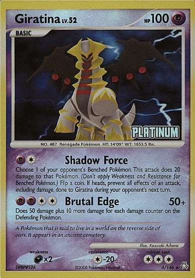 Giratina - 4/146 - Reverse Holo BK Promo available at 401 Games Canada