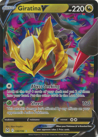 Giratina V - 130/196 - Ultra Rare available at 401 Games Canada