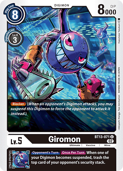 Giromon - BT13-071 - Uncommon available at 401 Games Canada