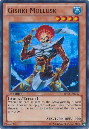 Gishki Mollusk - HA06-EN042 - Super Rare - 1st Edition available at 401 Games Canada