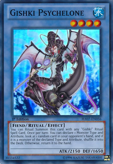 Gishki Psychelone - HA07-EN056 - Super Rare - 1st Edition available at 401 Games Canada