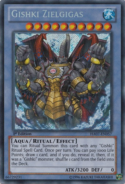 Gishki Zielgigas - HA07-EN057 - Secret Rare - 1st Edition available at 401 Games Canada
