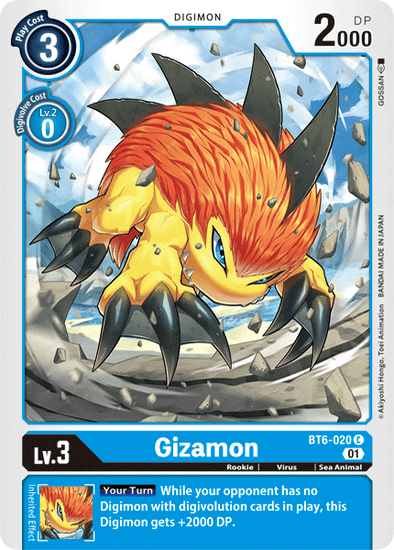 Gizamon - BT6-020 - Common available at 401 Games Canada