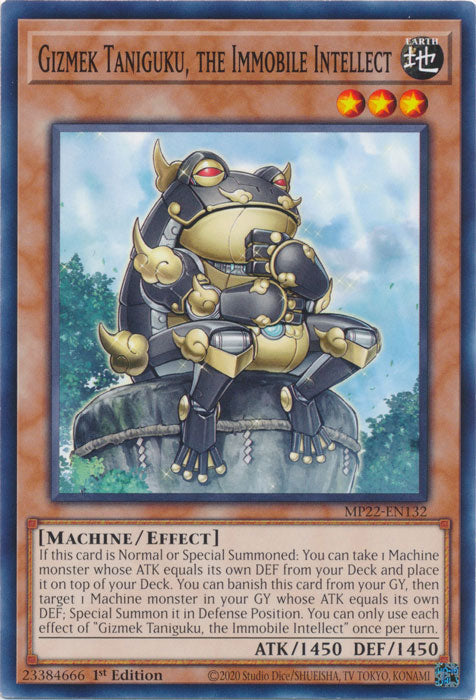 Gizmek Taniguku, the Immobile Intellect - MP22-EN132 - Common - 1st Edition available at 401 Games Canada