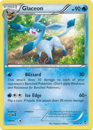 Glaceon - 19/111 - Rare available at 401 Games Canada