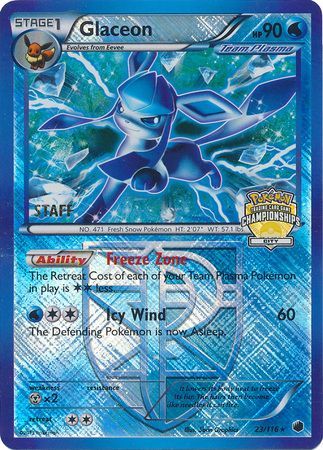 Glaceon - 23/116 - Promo (Staff City Championships 2013-14) available at 401 Games Canada