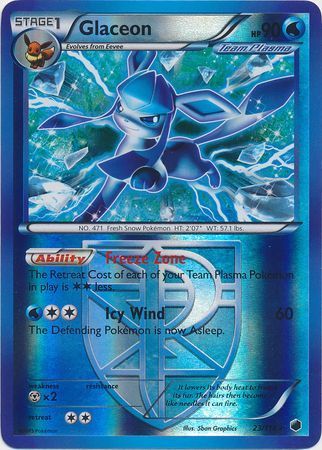 Glaceon - 23/116 - Rare - Reverse Holo available at 401 Games Canada