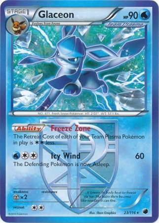 Glaceon - 23/116 - Rare available at 401 Games Canada