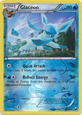 Glaceon - 30/108 - Rare - Reverse Holo available at 401 Games Canada