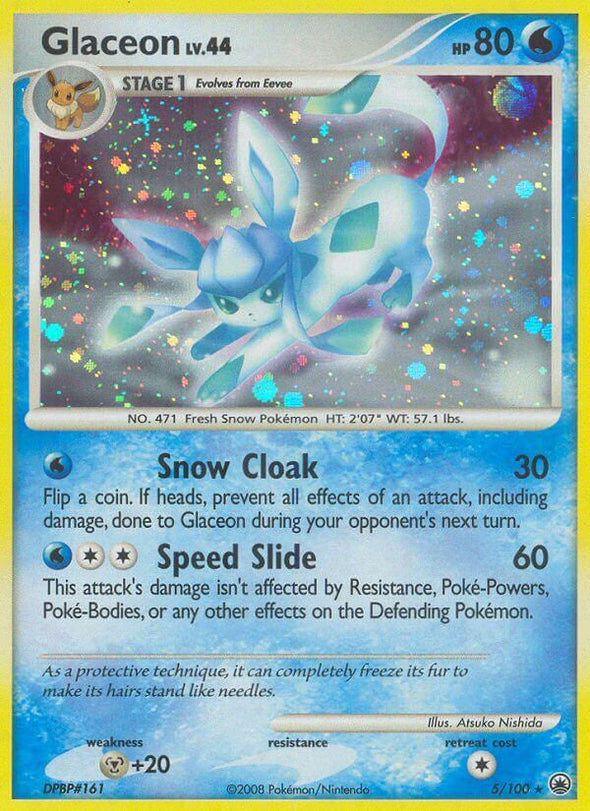 Glaceon - 5/100 - Holo Rare available at 401 Games Canada