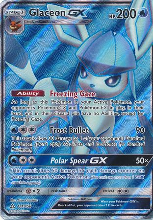 401 Games Canada - Glaceon GX - 141/156 - Full Art Ultra Rare 401 Games Canada - Glaceon GX - 141/156 - Full Art Ultra Rare