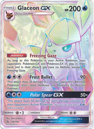 Glaceon GX - 159/156 - Hyper Rare available at 401 Games Canada