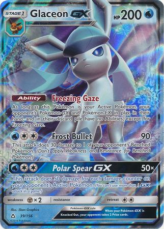 Glaceon GX - 39/156 - Ultra Rare available at 401 Games Canada