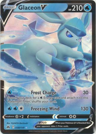Glaceon V - 038/159 - Ultra Rare available at 401 Games Canada