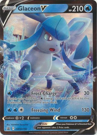 Glaceon V - SWSH196 - Promo available at 401 Games Canada