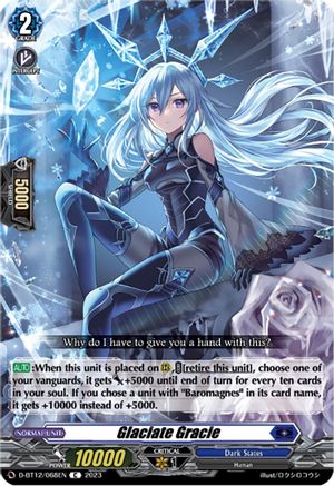 Glaciate Gracie - D-BT12/068EN - Common available at 401 Games Canada