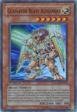 Gladiator Beast Alexander - GLAS-EN017 - Super Rare - 1st Edition available at 401 Games Canada