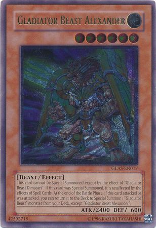 Gladiator Beast Alexander - GLAS-EN017 - Ultimate Rare - Unlimited available at 401 Games Canada