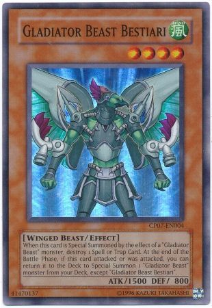 Gladiator Beast Bestiari - CP07-EN004 - Super Rare available at 401 Games Canada