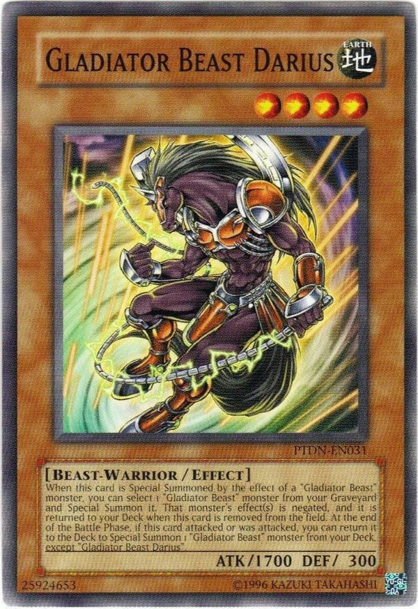Gladiator Beast Darius - PTDN-EN031 - Common - Unlimited available at 401 Games Canada