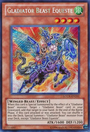 Gladiator Beast Equeste - LCGX-EN251 - Secret Rare - Unlimited available at 401 Games Canada