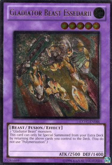 Gladiator Beast Essedarii - EXVC-EN086 - Ultimate Rare - Unlimited available at 401 Games Canada