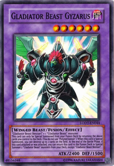 Gladiator Beast Gyzarus - LODT-EN044 - Super Rare - Unlimited available at 401 Games Canada