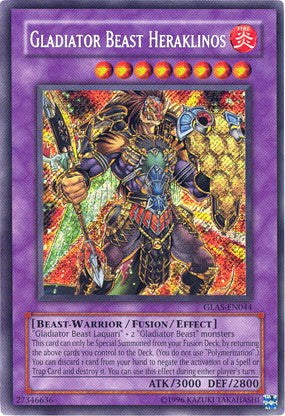 Gladiator Beast Heraklinos - GLAS-EN044 - Secret Rare - Unlimited available at 401 Games Canada